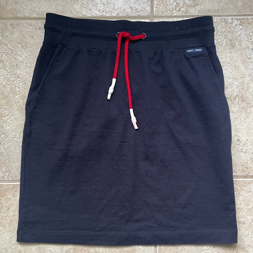 Saint James x Isabelle Ballu nautical sweat skirt